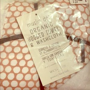 Organic Hooded Towel & Washcloth